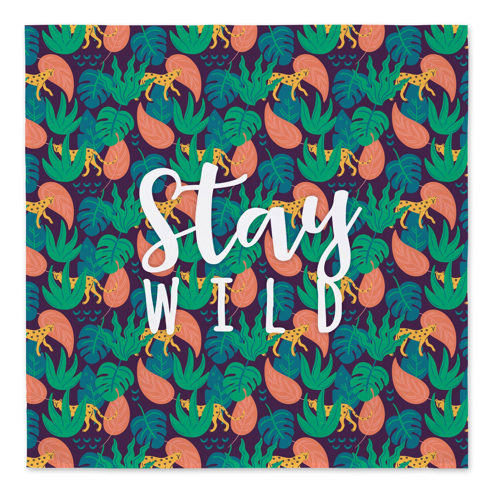 Tropical Cheetah Tapestry